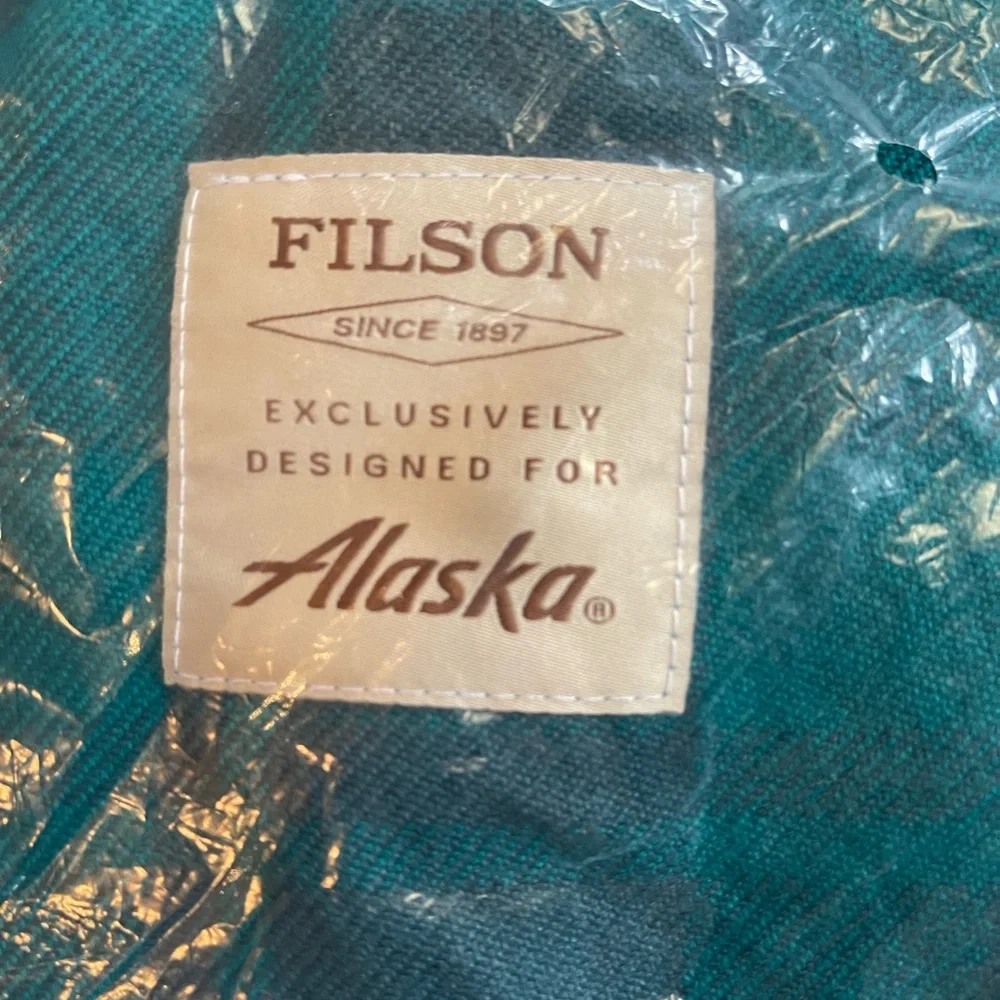 Filson x Alaska Airlines Plaid Throw Blanket